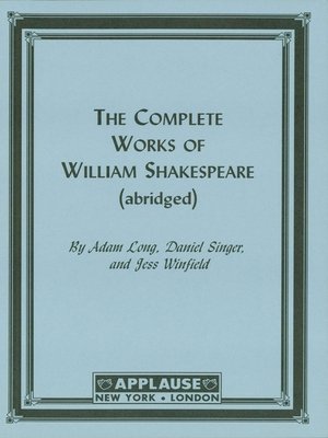 cover image of The Compleat Works of Willm Shkspr (Abridged)--Acting Edition